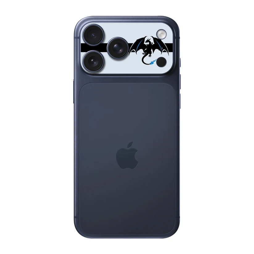 Dragon Givré — Sticker pour objectifs caméra iPhone 17 Pro Max