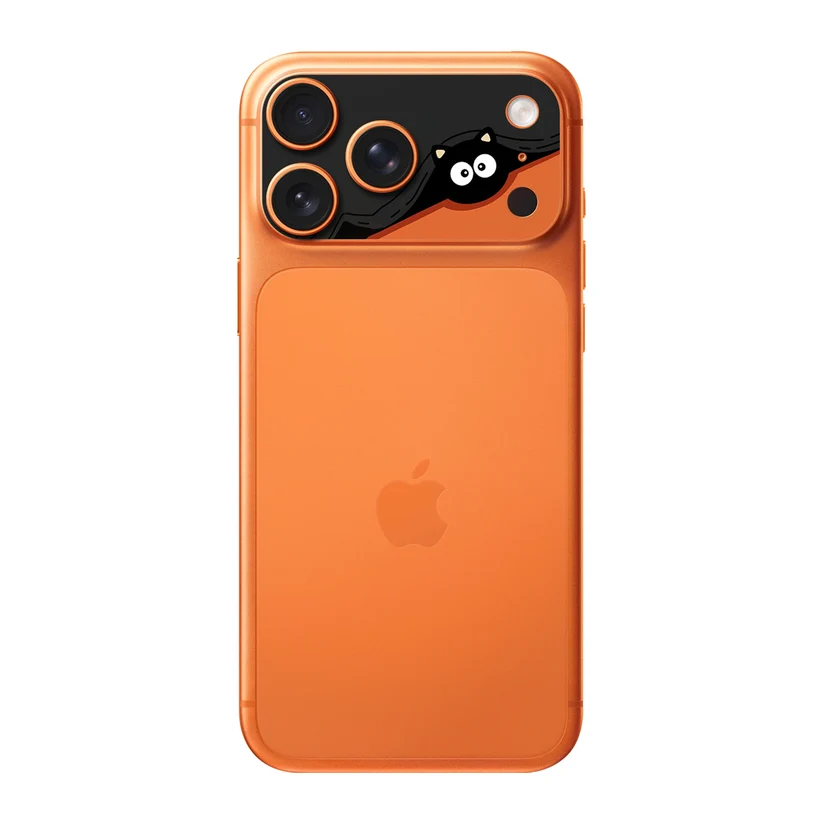 Chat Espion — Sticker pour objectifs caméra iPhone 17 Pro Max
