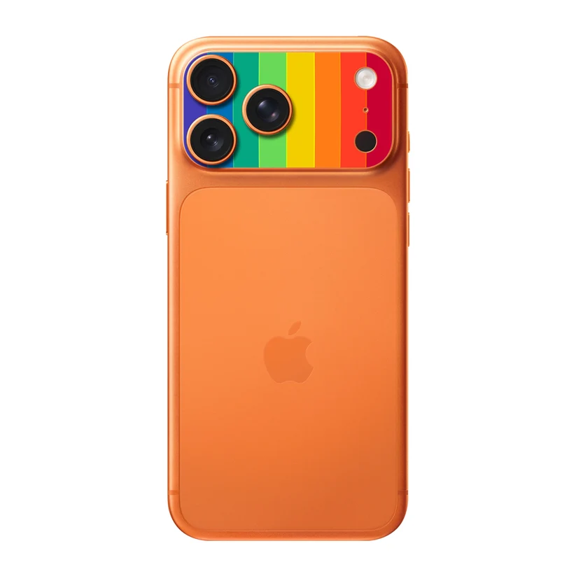 Arc Vertical — Sticker pour objectifs caméra iPhone 17 Pro Max