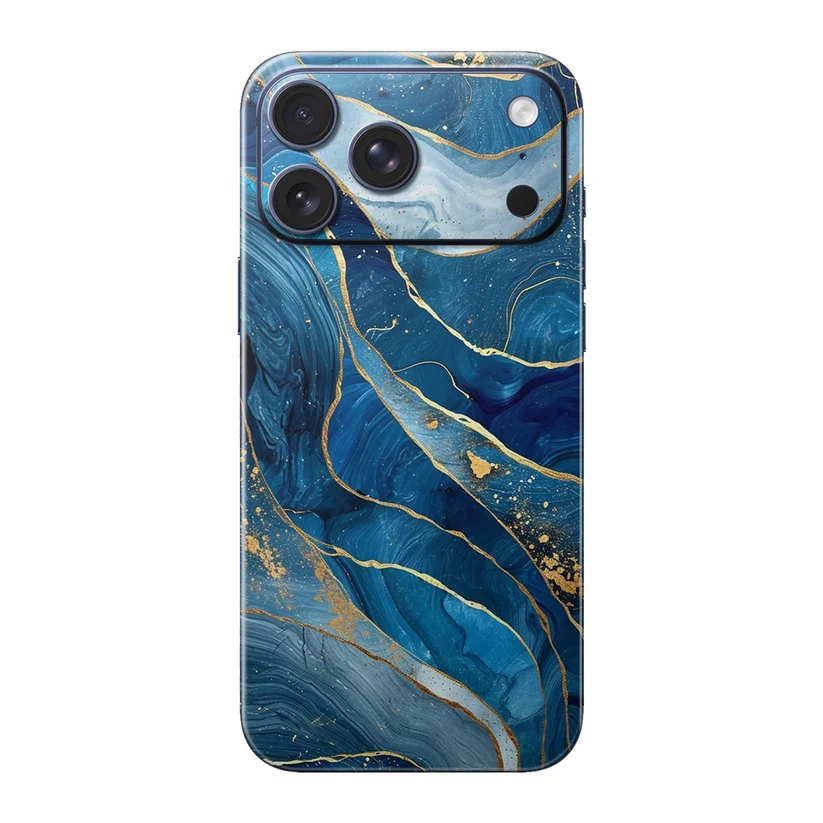 Bleu Minéral — Skin intégrale iPhone 17 Pro Max