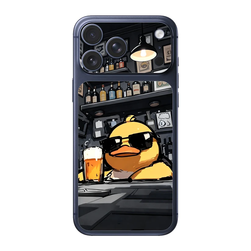 Canard Nocturne — Skin arrière & caméra iPhone 17 Pro Max