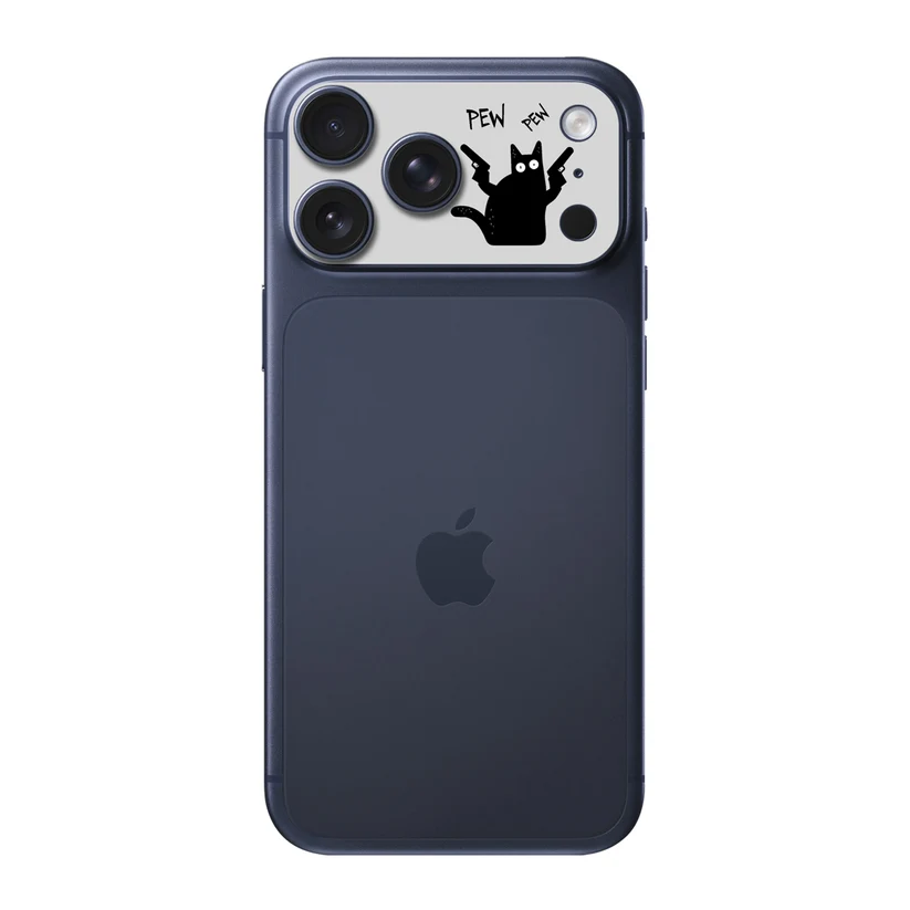 Pew Pew — Sticker pour objectifs caméra iPhone 17 Pro Max