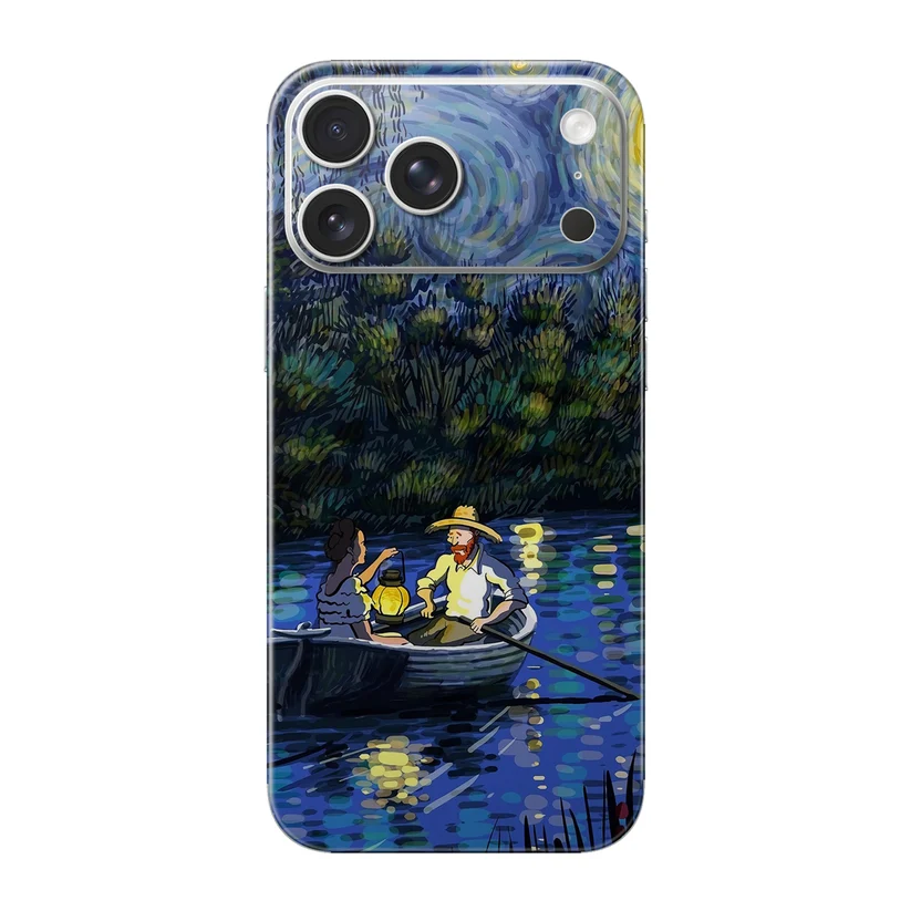Barque Étoilée — Skin intégrale iPhone 17 Pro Max