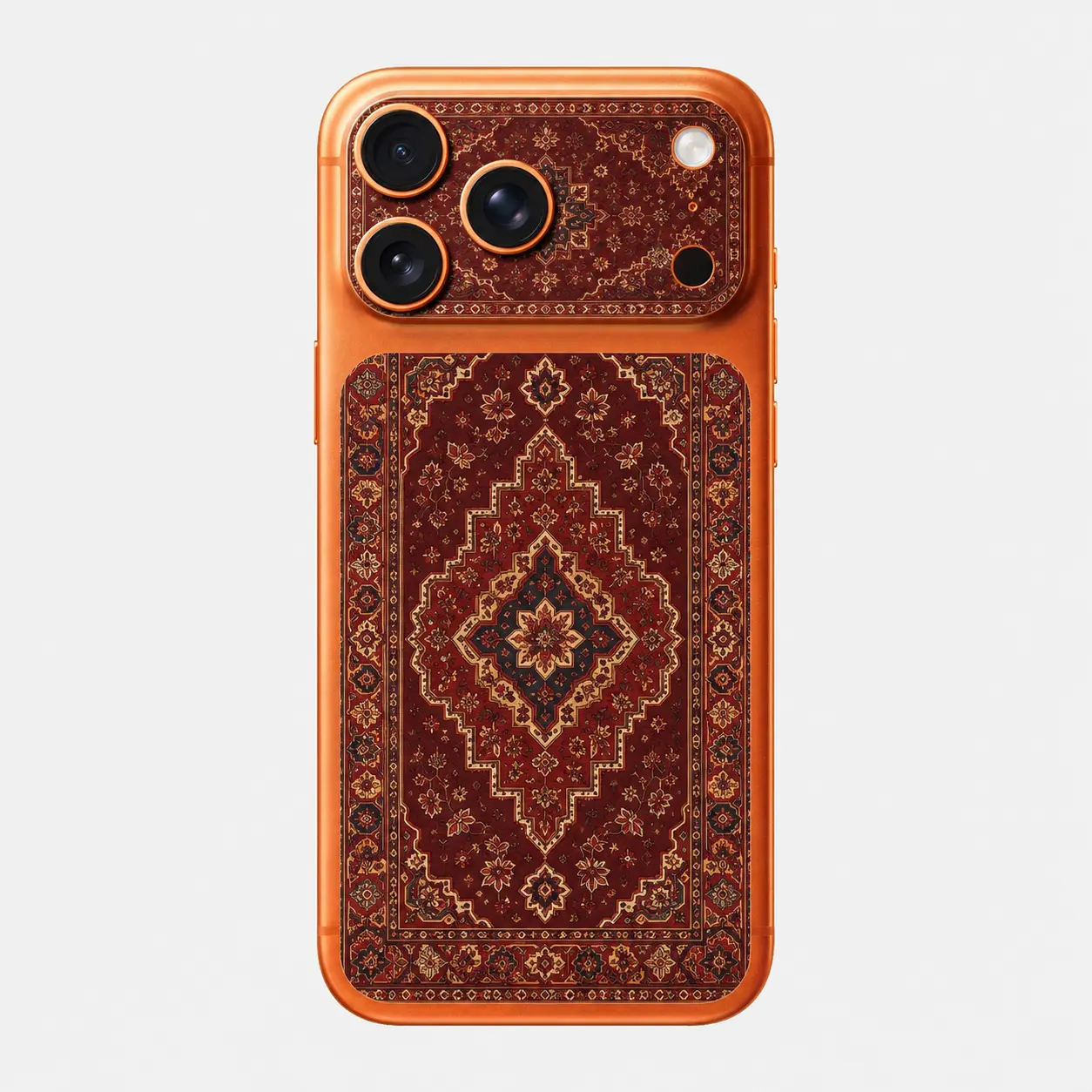 Tapis Berbère — Skin arrière & caméra iPhone 17 Pro Max