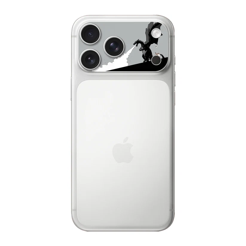 Dragon Fumée — Sticker pour objectifs caméra iPhone 17 Pro Max