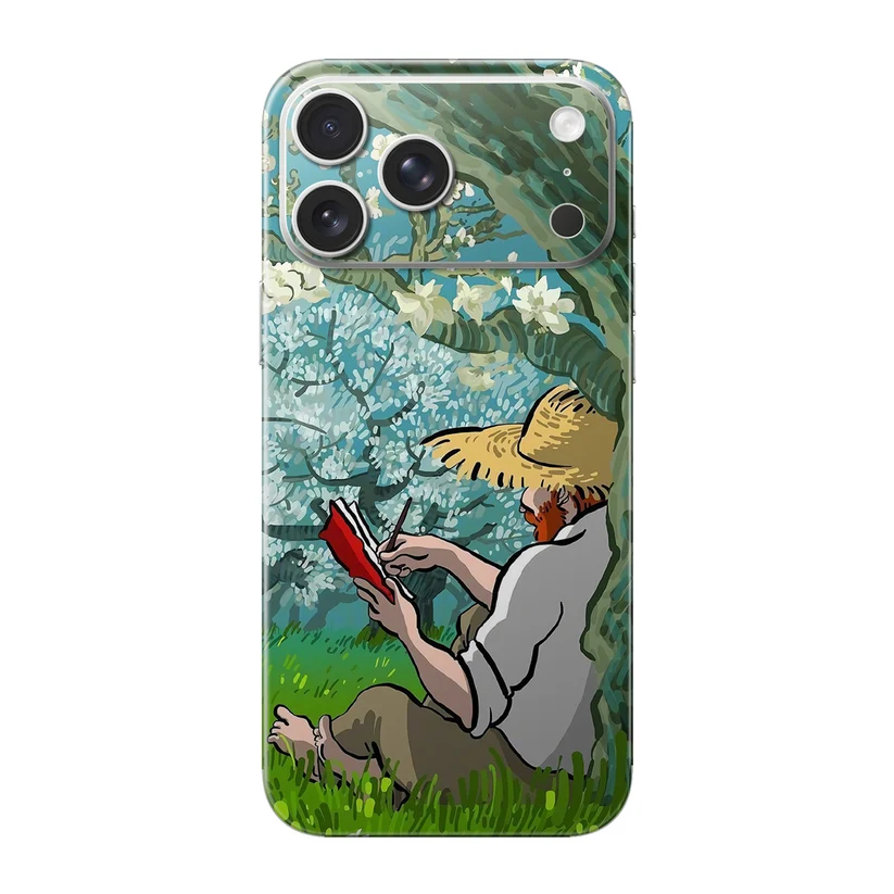 Verger en Fleurs — Skin intégrale iPhone 17 Pro Max