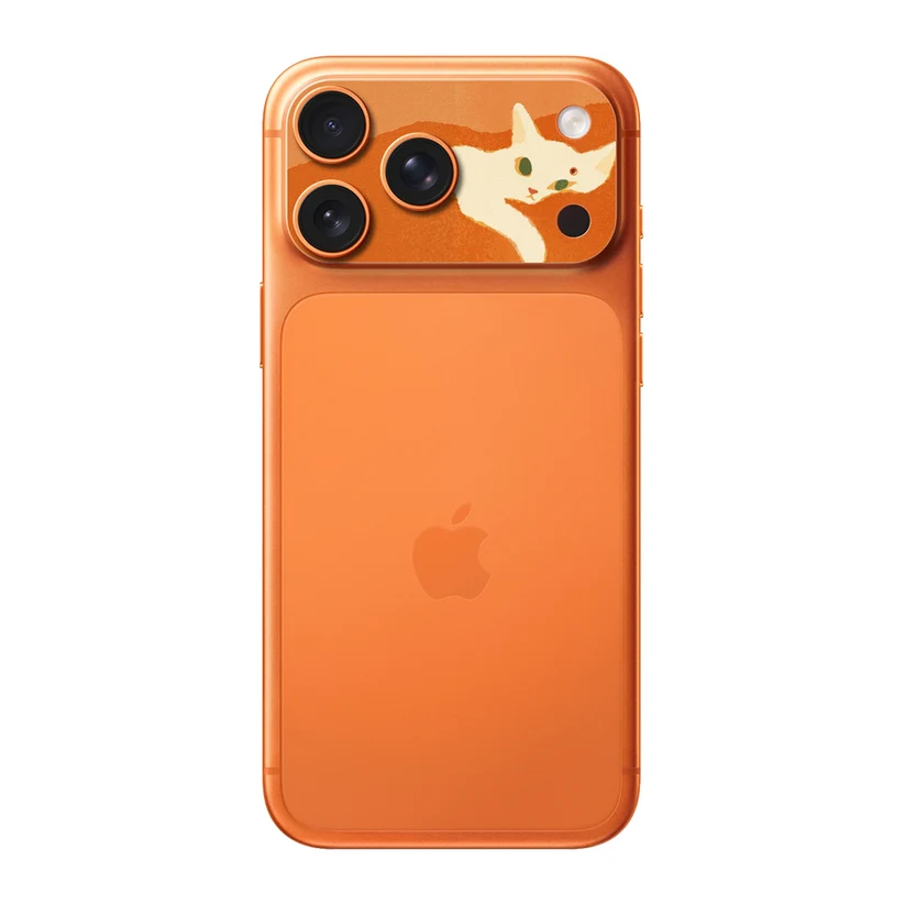Sieste Safran — Sticker pour objectifs caméra iPhone 17 Pro Max