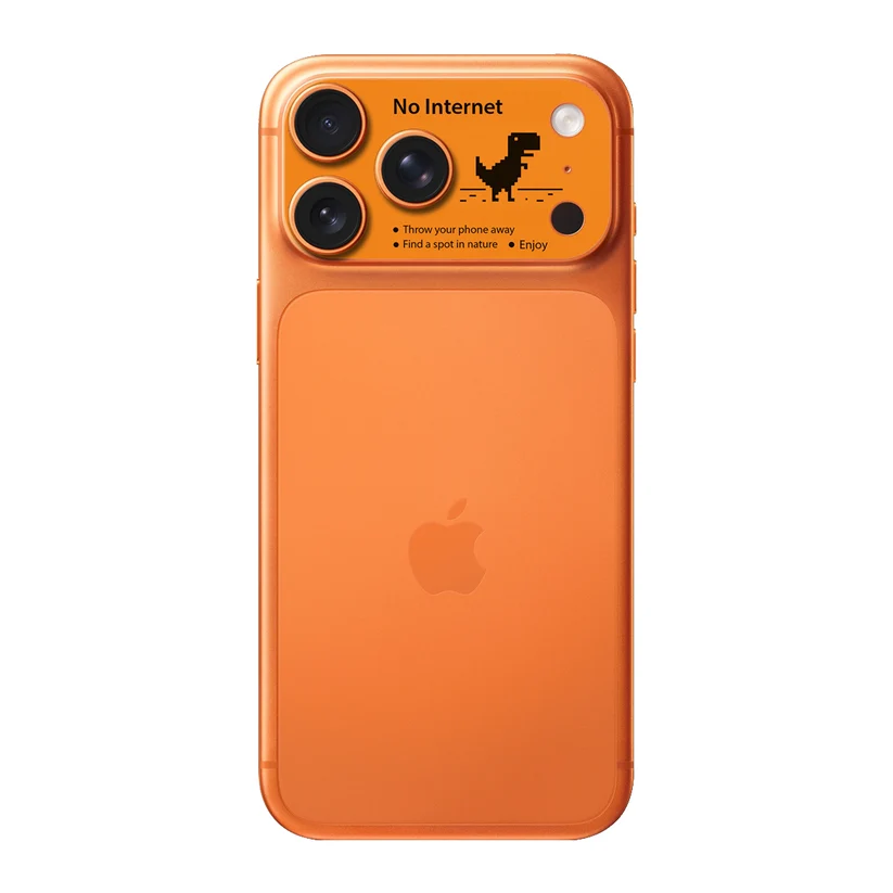 Mode Hors-Ligne — Sticker pour objectifs caméra iPhone 17 Pro Max