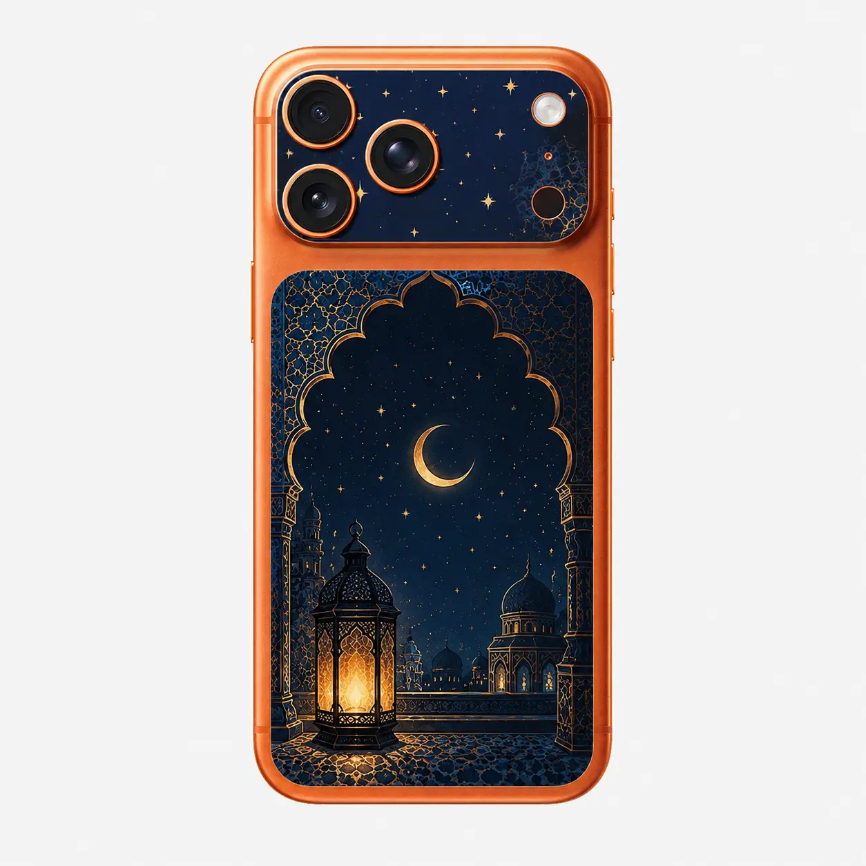 Nuit Lanterne — Skin arrière & caméra iPhone 17 Pro Max