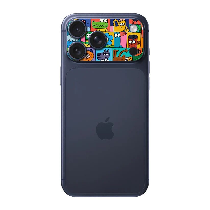 Tribu Pop — Sticker pour objectifs caméra iPhone 17 Pro Max