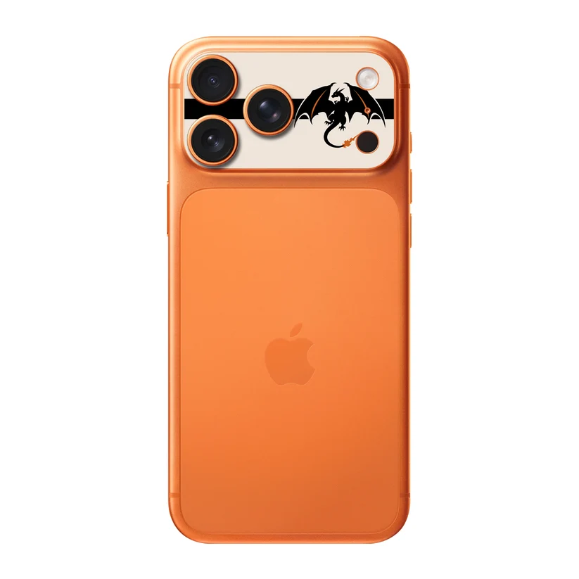 Dragon Onyx — Sticker pour objectifs caméra iPhone 17 Pro Max