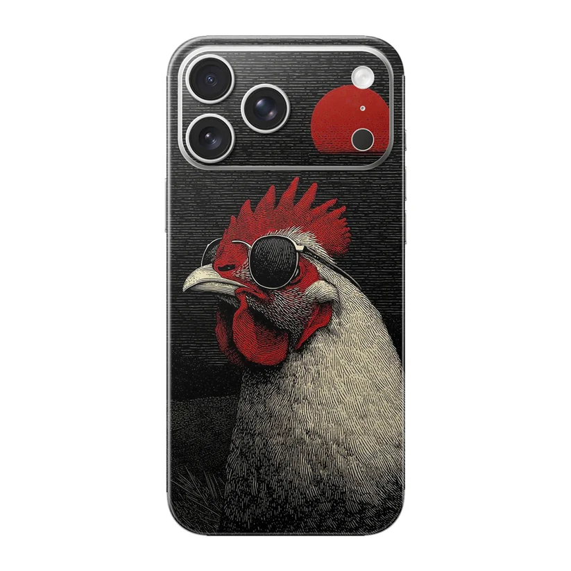 Coq Rebelle — Skin intégrale iPhone 17 Pro Max