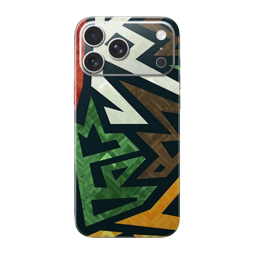 Mosaïque Savane — Skin intégrale iPhone 17 Pro Max