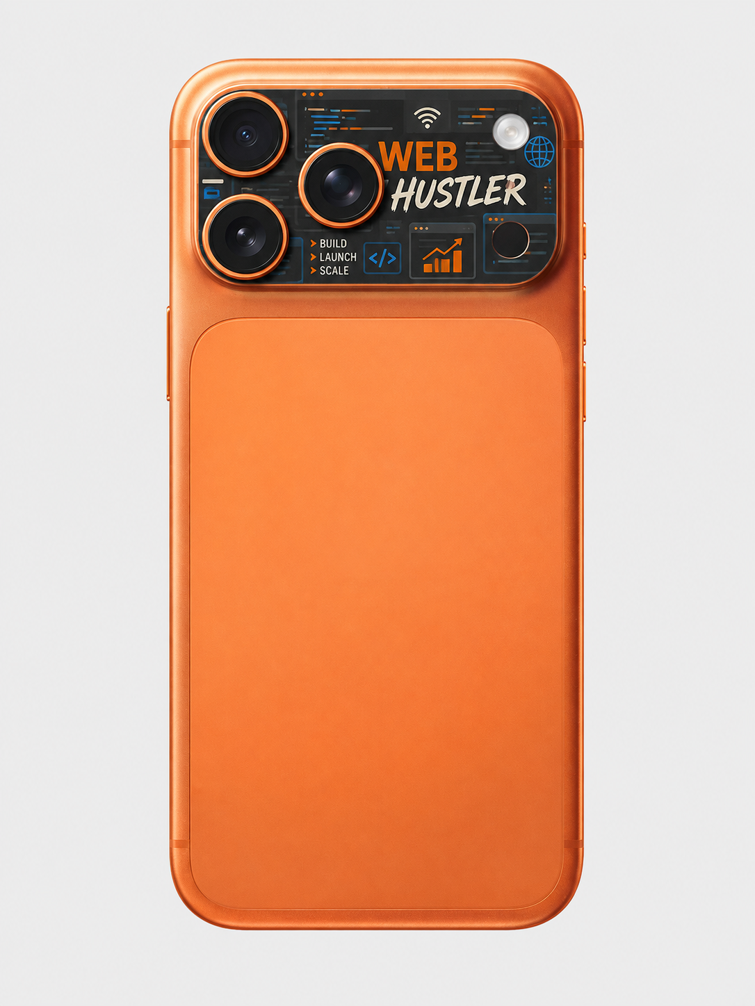 Web Hustler — Sticker pour objectifs caméra iPhone 17 Pro Max