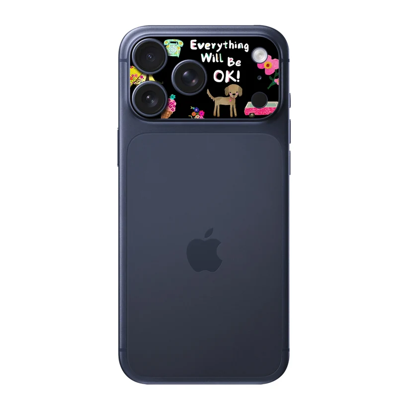 Note Douce — Sticker pour objectifs caméra iPhone 17 Pro Max
