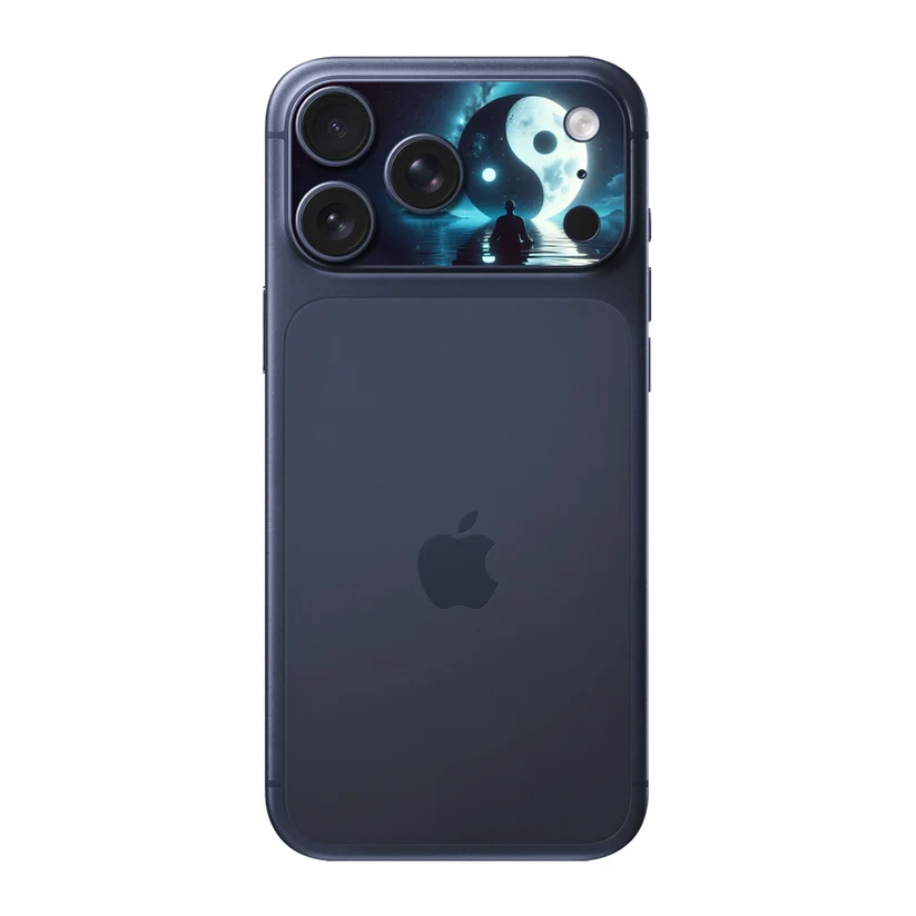 Équilibre Lunaire — Sticker pour objectifs caméra iPhone 17 Pro Max