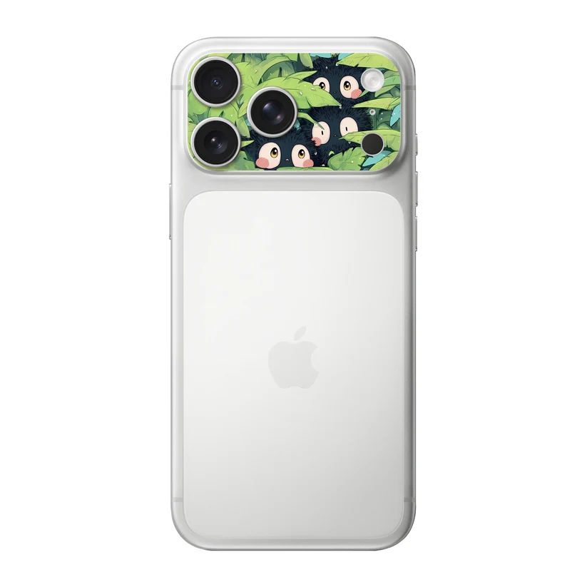 Feuillage Espiègle — Sticker pour objectifs caméra iPhone 17 Pro Max