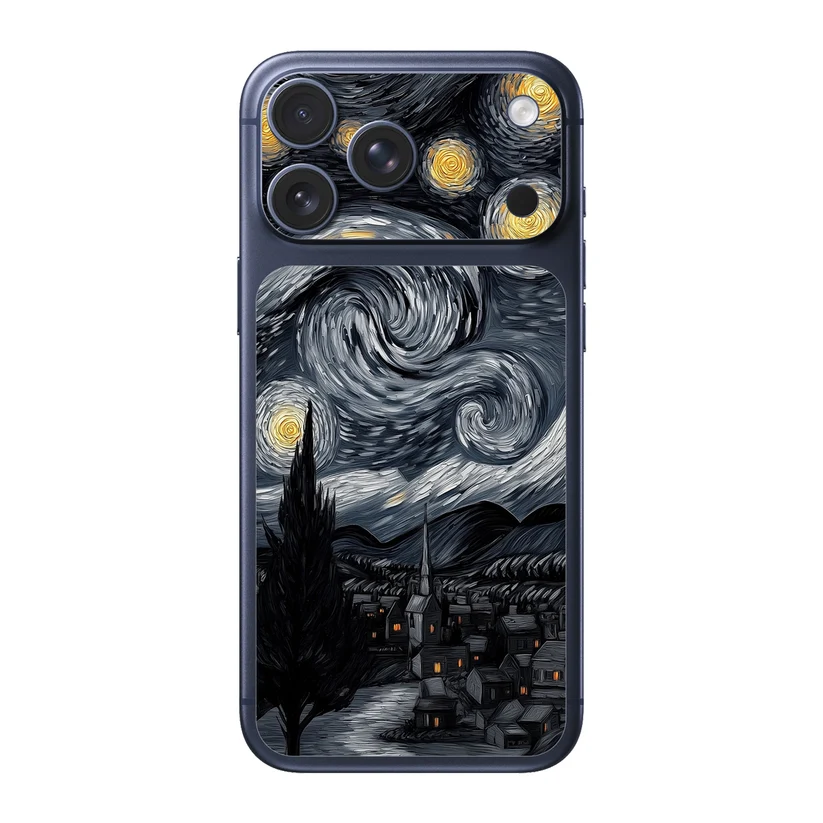 Nuit Étoilée — Skin arrière & caméra iPhone 17 Pro Max