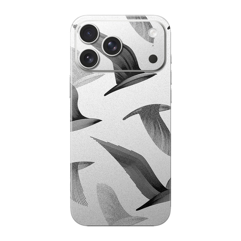 Plume Ivoire — Skin intégrale iPhone 17 Pro Max