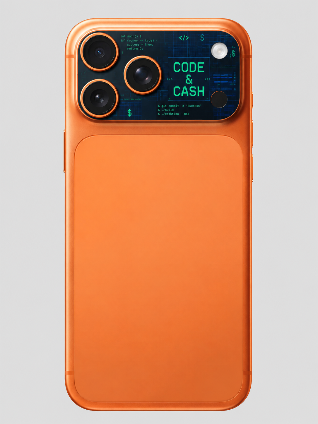 Code & Cash — Sticker pour objectifs caméra iPhone 17 Pro Max