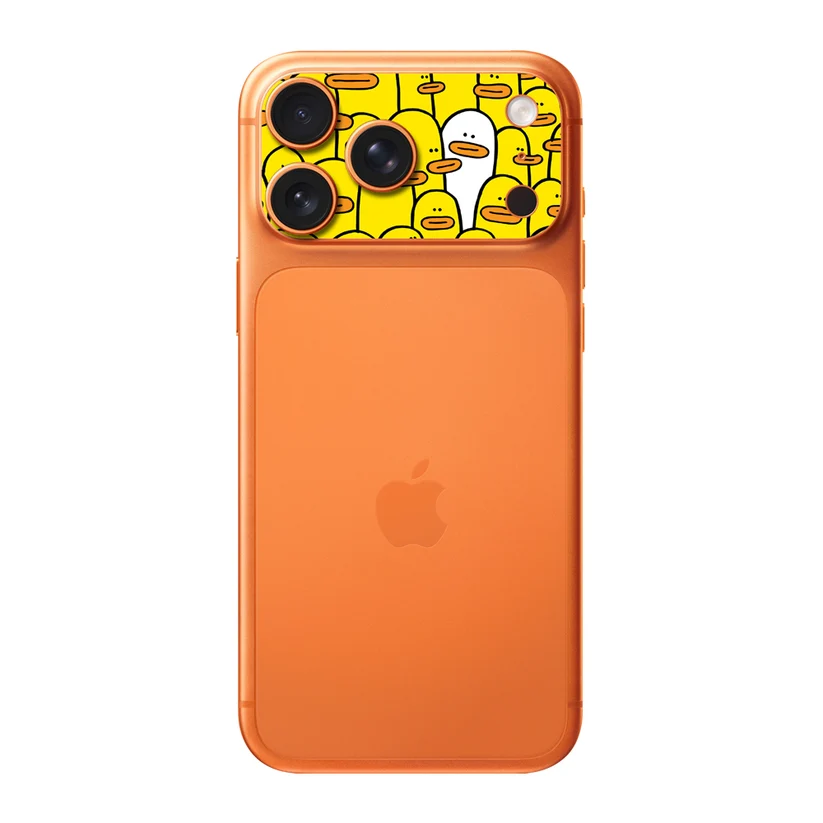 Canards Jaunes — Sticker pour objectifs caméra iPhone 17 Pro Max